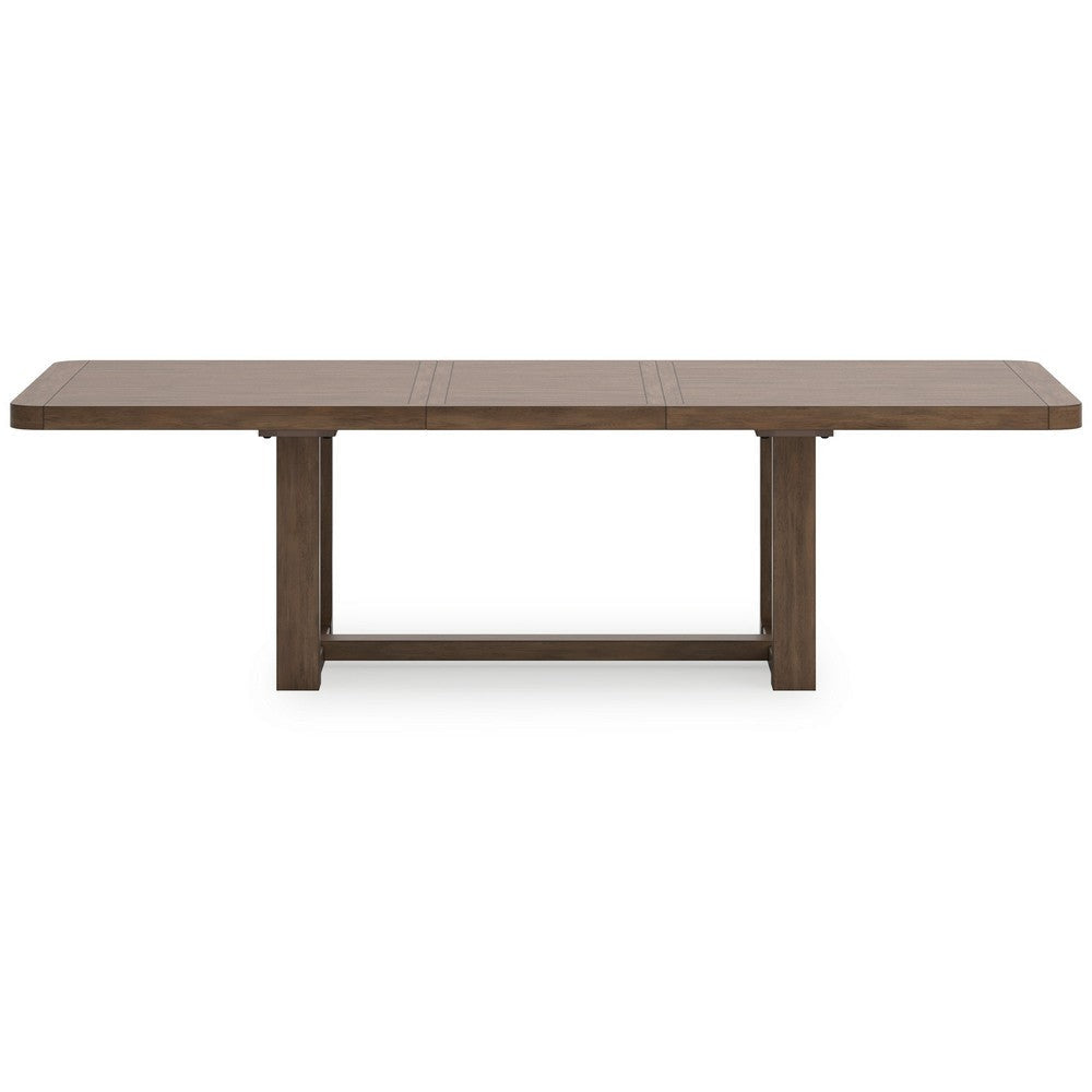 Ashley Cabal Dining Table Extendable 84-108 Inch Top Farmhouse Brown Wood BM330024