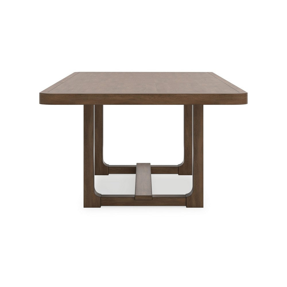 Ashley Cabal Dining Table Extendable 84-108 Inch Top Farmhouse Brown Wood BM330024