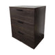 Moru Modular Jumbo Chest, 3 Drawers, Espresso Brown Wood Grain Details