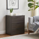 Moru Modular Jumbo Chest, 3 Drawers, Espresso Brown Wood Grain Details