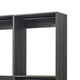 Dee Modular Closet System 11 Shelf 4 Hanging Rods Gray Wood Finish BM330099