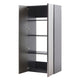Asti Garage 3 Piece Storage Cabinet 6 Doors 94 Inch Gray Metallic BM330105