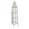 Meryl Plant Trellis Set of 2 Garden Tall Cage Design Green Metal