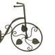 Covey Accent Plant Stand Tricycle | 2 Round Pots | Green Metal 21’’ BM330120