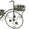 Covey Accent Plant Stand Tricycle | Round Pots | Green Metal 30’’ BM330122