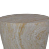 Archi Plant Stand Table, Tapered Marbled White Resin Base 18 Inch