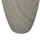 Archi Plant Stand Table, Tapered Marbled White Resin Base 18 Inch