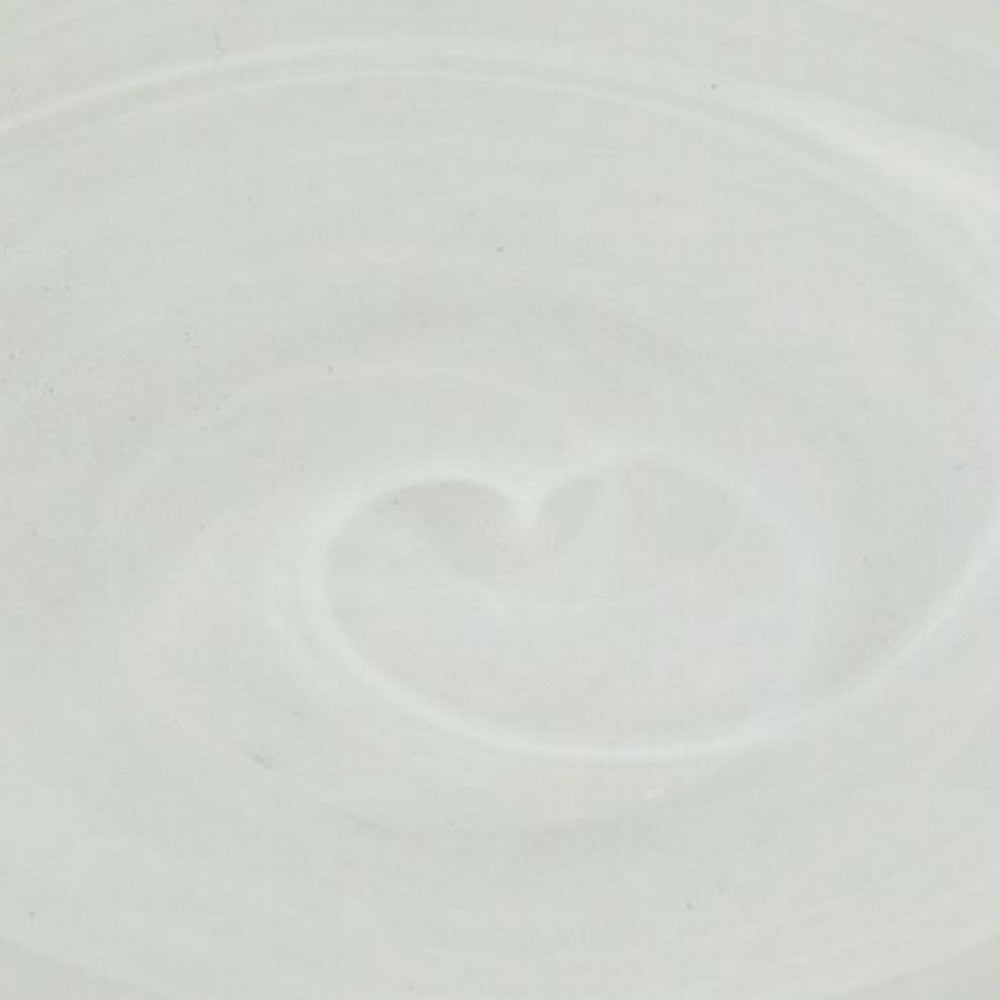 Niza Round Accent Planter Set of 2 White Weather Resistant Ceramic BM330140