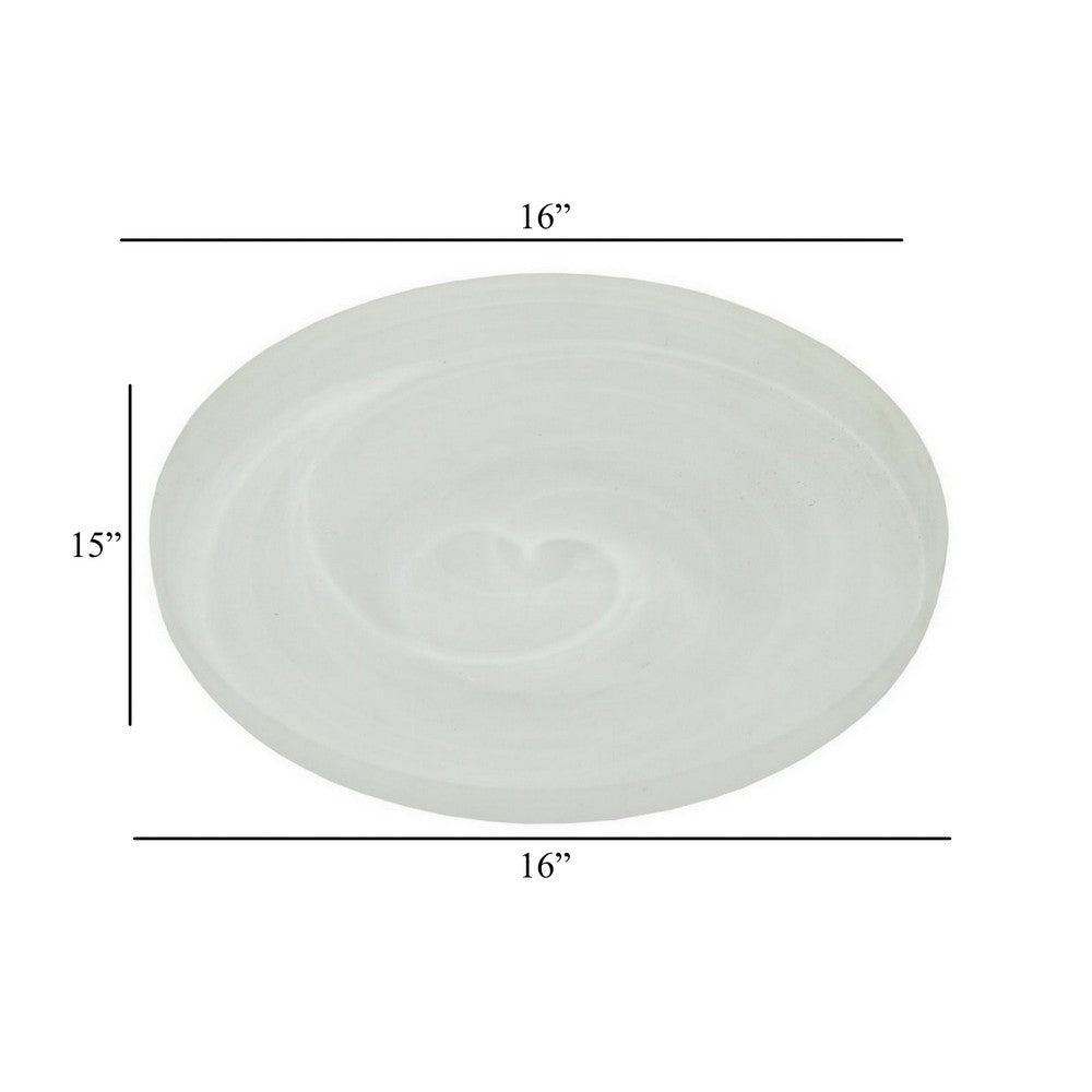 Niza Round Accent Planter Set of 2 White Weather Resistant Ceramic BM330140