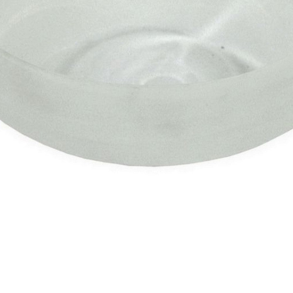 Niza Large Accent Planter Set of 2 White Weather Resistant Ceramic BM330141