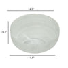 Niza Large Accent Planter Set of 2 White Weather Resistant Ceramic BM330141