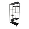 Dean Plant Stand with 8 Shelves and Tiered Design Black Metal 80 Inch BM330152