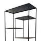 Dean Plant Stand with 8 Shelves and Tiered Design Black Metal 80 Inch BM330152