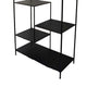 Dean Plant Stand with 8 Shelves and Tiered Design Black Metal 80 Inch BM330152