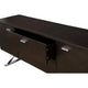 Rix Sideboard Buffet Console 2 Door X Chrome Legs Brown 69 Inch BM330199