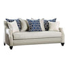 Efyn Sofa and Loveseat Set Loose Pillow Back Rich Ivory Burlap Weave BM330282