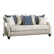 Efyn Sofa and Loveseat Set Loose Pillow Back Rich Ivory Burlap Weave BM330282
