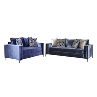 Satin Blue, Silver