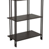Bush Plant Display Stand Modern 4 Tier Brown Metal Finish 38 Inch