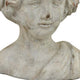Accent Planter Italian Style Female Bust Sculpture Ivory Terracotta BM330964