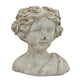 Accent Planter, Italian Style Female Bust Sculpture Ivory Terracotta