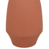 Decorative Flower Vase Terracotta Inspired Orange Ceramic 15 Inch BM330972