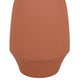 Decorative Flower Vase Terracotta Inspired Orange Ceramic 15 Inch BM330972