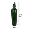 Jesi Accent Temple Jar with Lid Decorative Green Ceramic 29 Inch