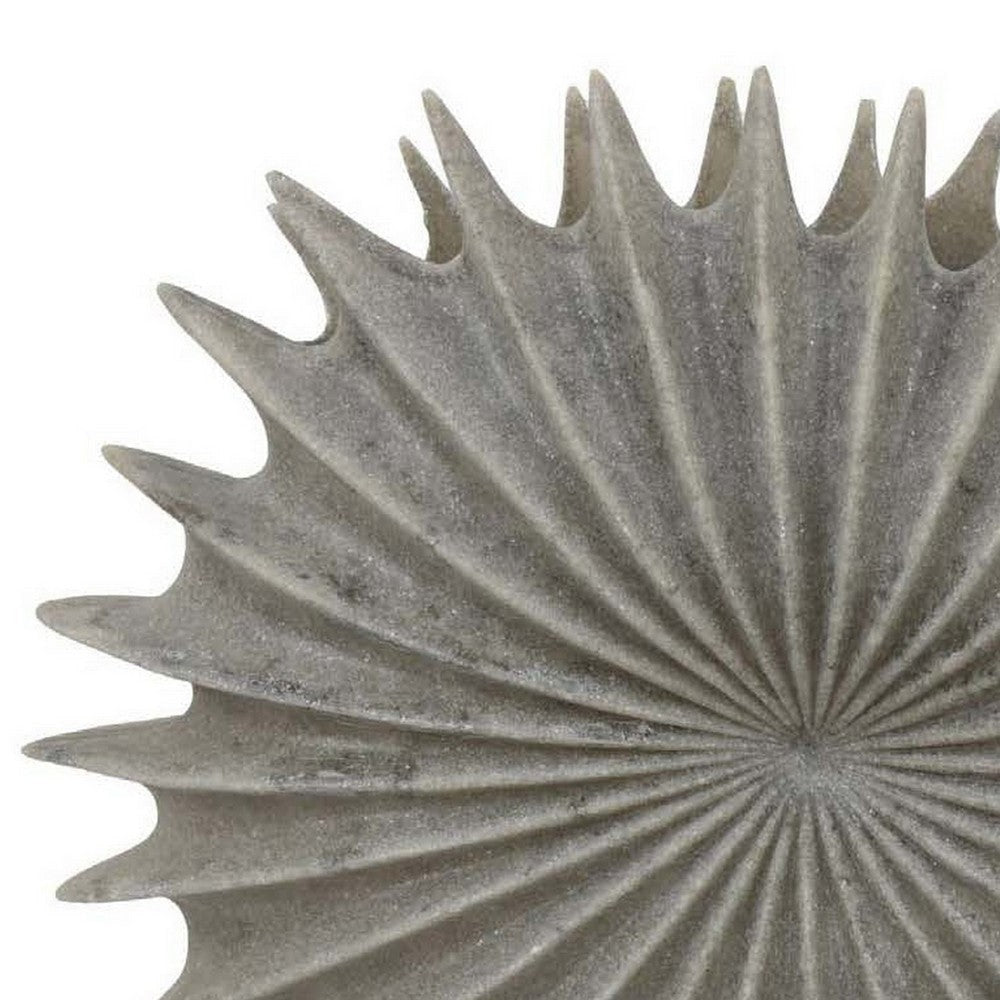 Wink Accent Vase Sea Urchin Gray Resin Statuette Modern 20 Inch