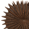 Wink Accent Vase Sea Urchin Brown Resin Statuette Modern 20 Inch