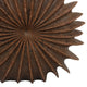 Wink Accent Vase Sea Urchin Brown Resin Statuette Modern 20 Inch