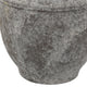 Accent Vase Antique Brown Gray Ceramic Modern Pot Shape 16 Inch BM330997