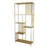 Tandum Plant Display Stand Gold Metal 6 Shelves Modern 71 Inch
