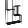 Tandum Plant Display Stand Black Metal 6 Shelves Modern 71 Inch