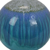 Mary Tabletop Accent Decor Modern Round Orb 10 Inch Blue Ceramic