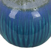 Mary Tabletop Accent Decor Modern Round Orb 12 Inch Blue Ceramic