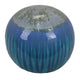 Mary Tabletop Accent Decor, Modern Round Orb, 12 Inch Blue Ceramic