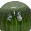 Mary Tabletop Accent Decor Modern Round Orb 10 Inch Green Ceramic