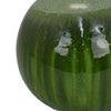 Mary Tabletop Accent Decor Modern Round Orb 10 Inch Green Ceramic