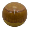 Mary Tabletop Accent Decor, Modern Round Ball, 12 Inch Brown Ceramic