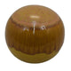 Mary Tabletop Accent Decor, Modern Round Ball, 12 Inch Brown Ceramic