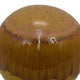 Mary Tabletop Accent Decor Modern Round Ball 12 Inch Brown Ceramic BM331037