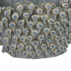 Nina Decorative Bowl Light Blue Coral Textured Gray Ceramic 14 Inch