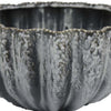 Kiara Decorative Bowl Aqua Gray Ceramic Textured Design 15 Inch BM331056