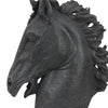 Ellena Horse Head Accent Bust Highly Detailed Black Resin 25 Inch BM331061