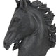 Ellena Horse Head Accent Bust Highly Detailed Black Resin 25 Inch BM331061