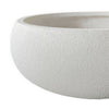 Keyan Accent Planter Set of 3 White Resin Modern Smooth Bowl Shape BM331075