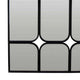 Doja Accent Mirror Black Metal 9 Panes with Rounded Corners 28 x 38 BM331085
