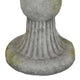 Ivina Bird Bath Feeder Gray and Green Cute Decorative 16 Inch
