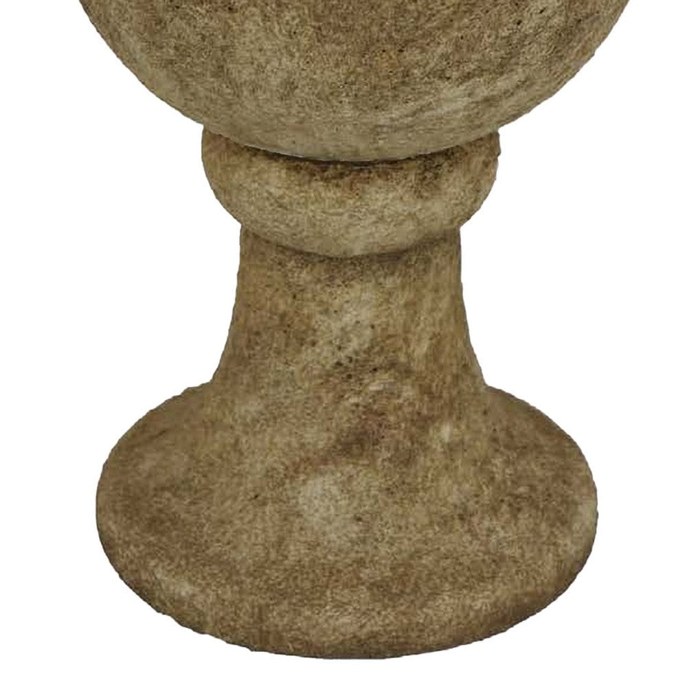 Ivina Bird Bath Feeder Brown Terracotta Cute Decorative 12 Inch